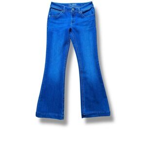 DL1961 Joy High Rise Flare Jeans Size 28 Blue Stretch 360 Comfort Woman Pants